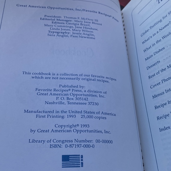 COOKBOOK ROUND THE WORLD - Picture 4 of 4